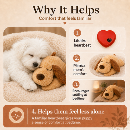 Safe Pup - Calming plush with a lifelike heartbeat
