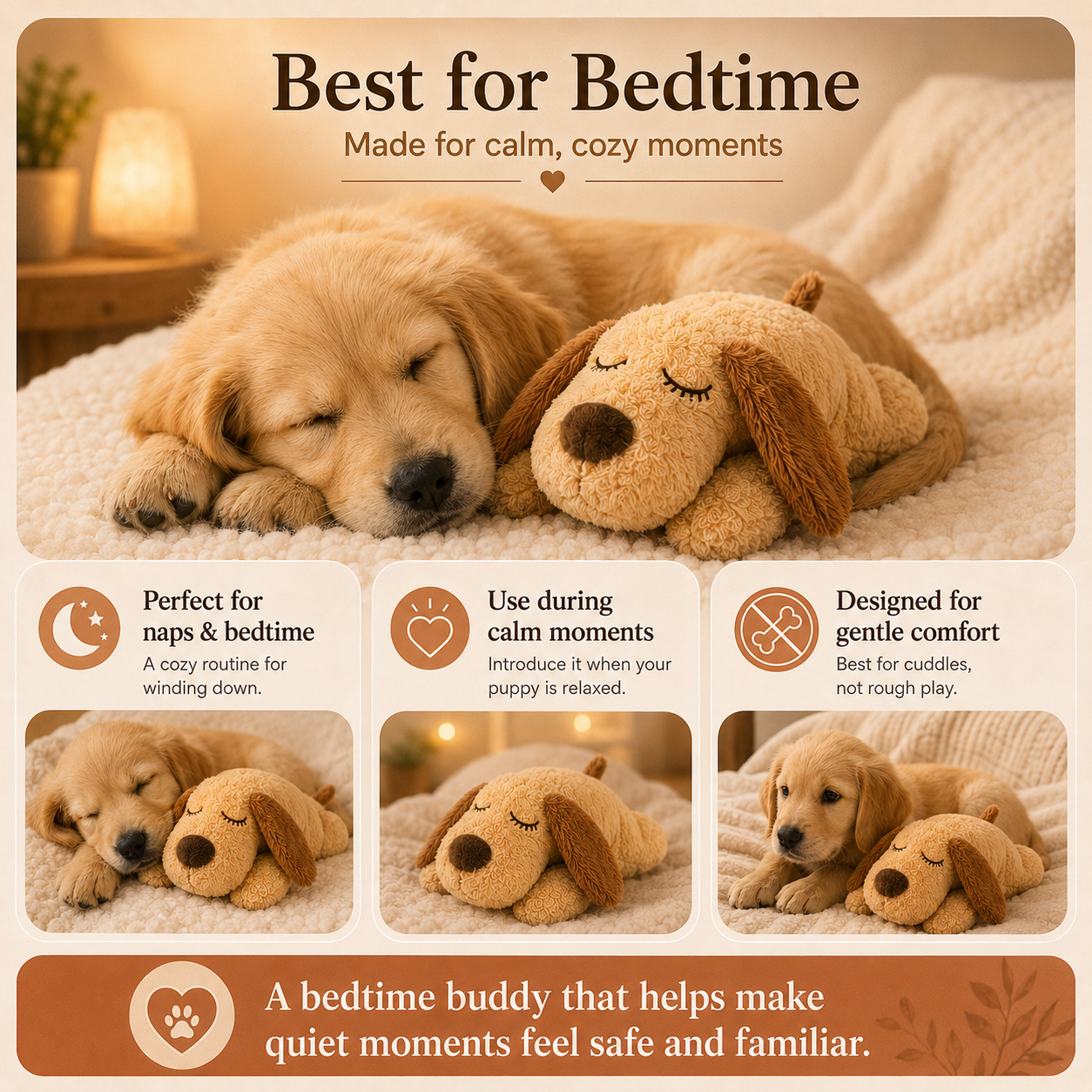 Safe Pup - Calming plush with a lifelike heartbeat
